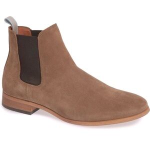 SHOE THE BEAR - Dev Chelsea Boot, Men’s Size 12, Tan Suede
